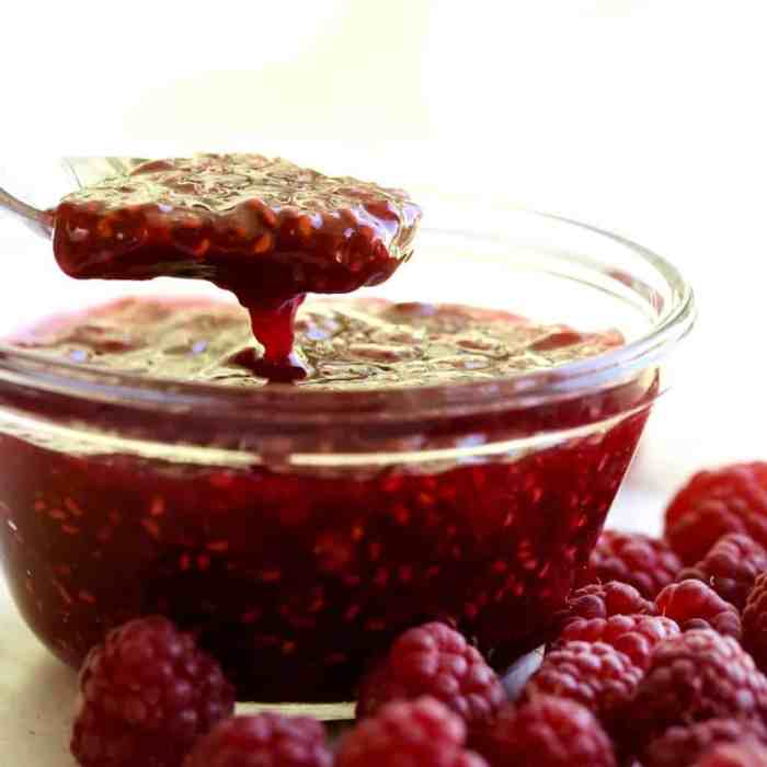 Recipes with raspberry sauce