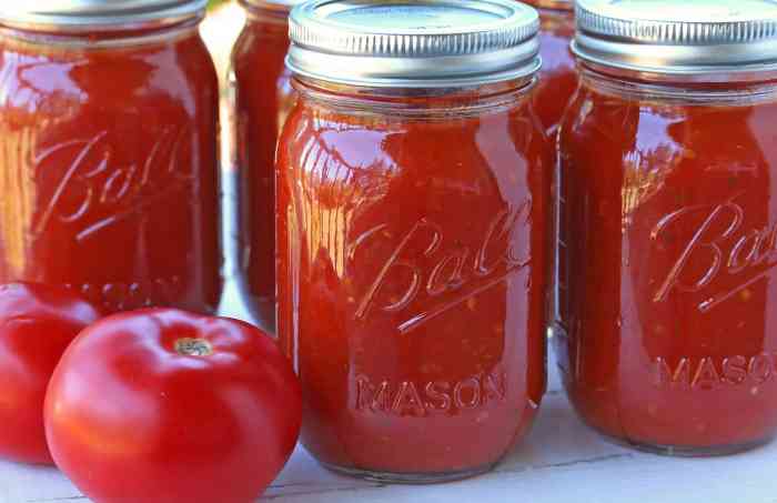 Canning recipe marinara sauce