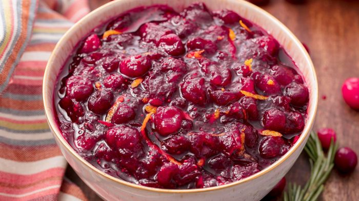 Recipe homemade cranberry sauce