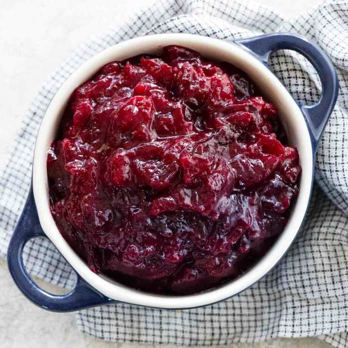 Recipe homemade cranberry sauce