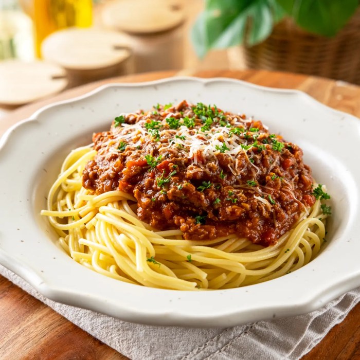 Spaghetti sauce recipe with meat